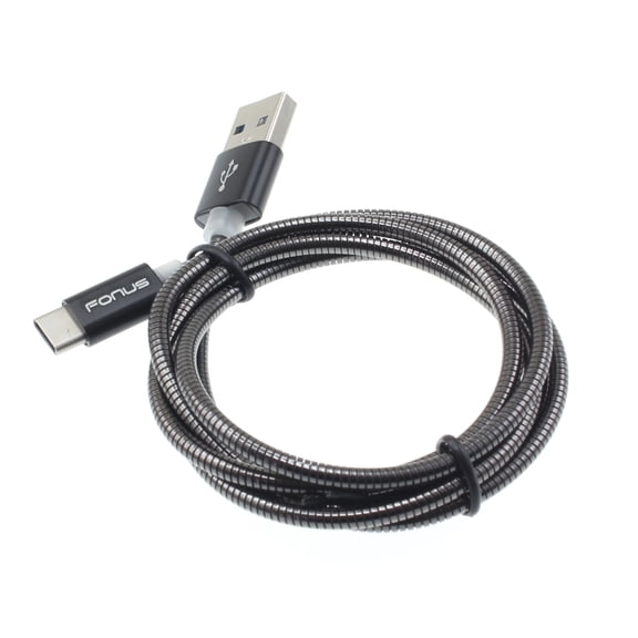 Metal USB Cable 3ft for Samsung Galaxy S23/FE/Plus/Ultra/S24/FE/Plus/Ultra - Type-C Charger Cord Power Wire USB-C Fast Charge