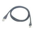 thumbnail image 1 of Metal USB Cable for Galaxy S20/Ultra/Plus Phones - Type-C Charger Cord Power Wire USB-C 3ft Braided Sync Fast Charge High Speed A2J for Samsung Galaxy S20/Ultra/Plus, 1 of 5