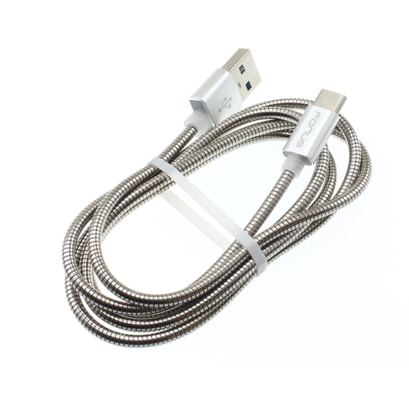 Metal USB Cable for TCL TAB 10s 10.1/TABMAX 10.4 - 3ft Type-C Charger Cord Power Wire USB-C for TCL TAB 10s 10.1/TABMAX 10.4