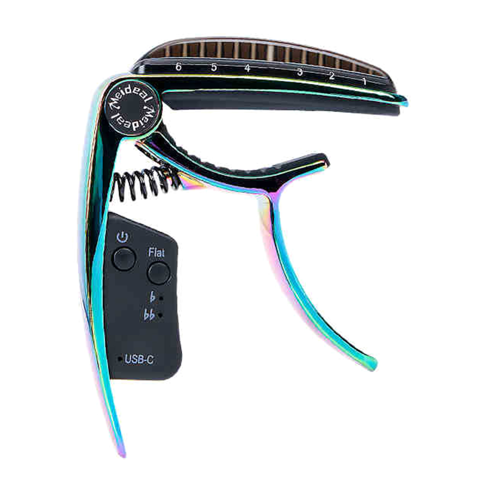 Metal Ukulele Capo Single Handed Operations Professional Capo Alloy Texture Suitable for All Guitar Enthusiasts Present