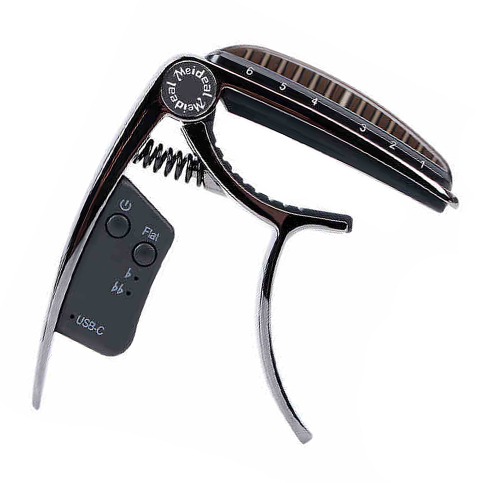 Metal Ukulele Capo Single Handed Operations Professional Capo Alloy Texture Suitable for All Guitar Enthusiasts Present