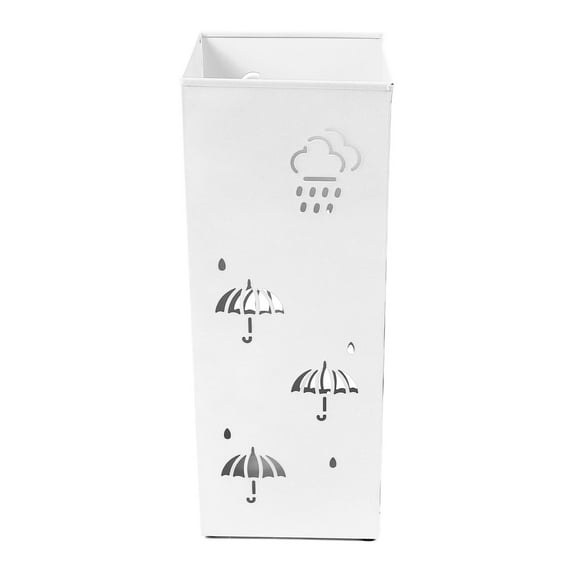 Metal Umbrella Stand Multipurpose Hollow Auspicious Clouds Rustproof Umbrella Organizer Bin For Entryway Office Home