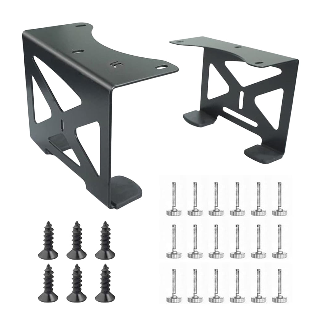 Metal Under Desk Holder Space Saving Organizers for Consoles ...