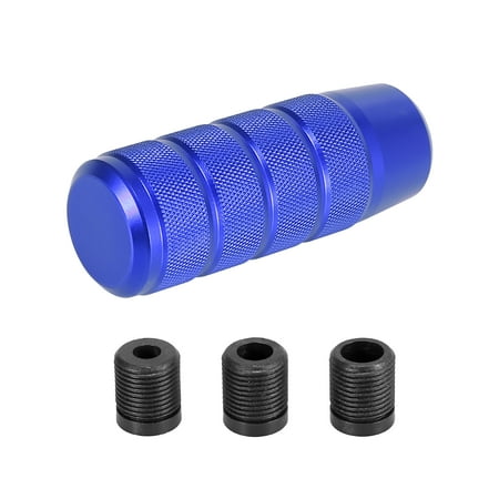 Metal Universal 9.5cm Shift Knob Gear Shift Manual Transmission Stick Shift Knob Set for Car Auto Blue