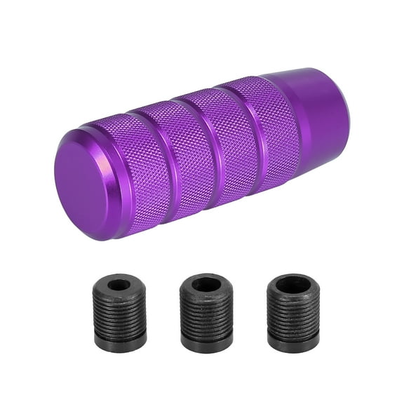 Metal Universal 9.5cm Shift Knob Gear Shift Manual Transmission Stick Shift Knob Set for Car Auto Purple