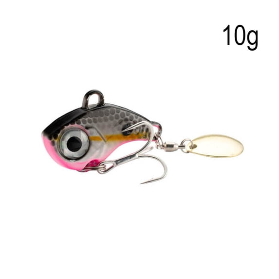 Metal VIB Fishing Lure Wobble Rotating Artificial Hard Baits Spinner Spoon Lure