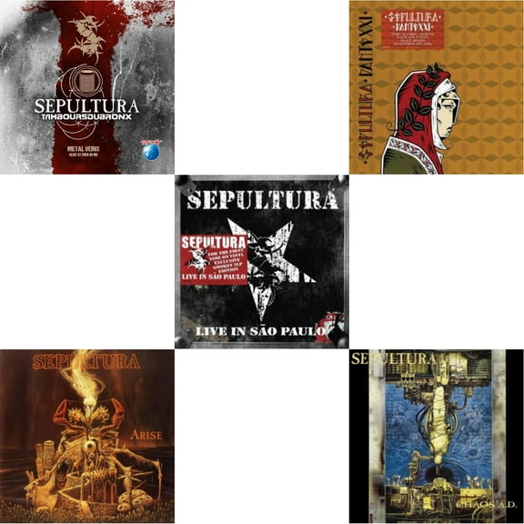 Metal Veins - Alive At Rock In Rio (Limited/2LP) & Arise (Expanded Edition) & Live In Sao Paulo (2LP) & Dante Xxi & Chaos A.D. (Expanded Edition/2LP)