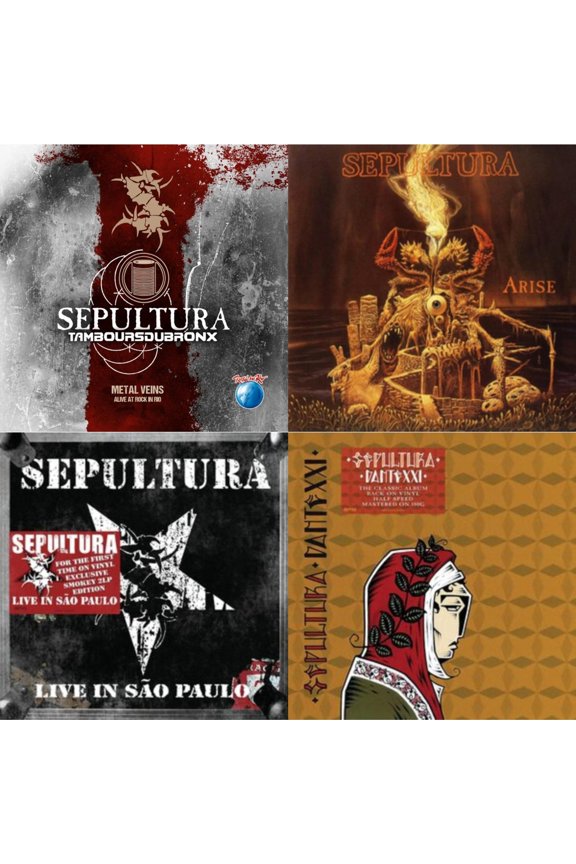 Metal Veins - Alive At Rock In Rio (Limited/2LP) & Arise (Expanded Edition) & Live In Sao Paulo (2LP) & Dante Xxi