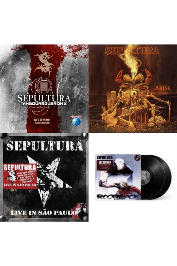 Metal Veins - Alive At Rock In Rio (Limited/2LP) & Arise (Expanded Edition) & Live In Sao Paulo (2LP) & Roorback