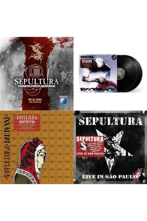 Metal Veins - Alive At Rock In Rio (Limited/2LP) & Roorback & Dante Xxi & Live In Sao Paulo (2LP)