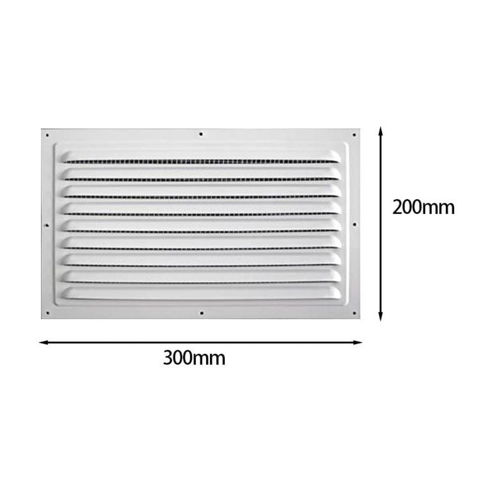 Metal Vent Cover Square Soffit Ventilation Louver Grille Cover with ...