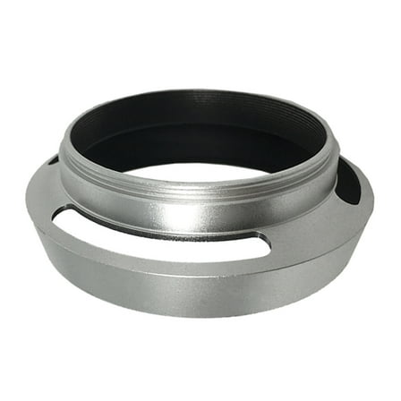 Metal Vented Lens Hood 37mm 40.5mm 43mm 46mm 49mm 52mm Cameras Sunshade Lens Cover Cap Protector