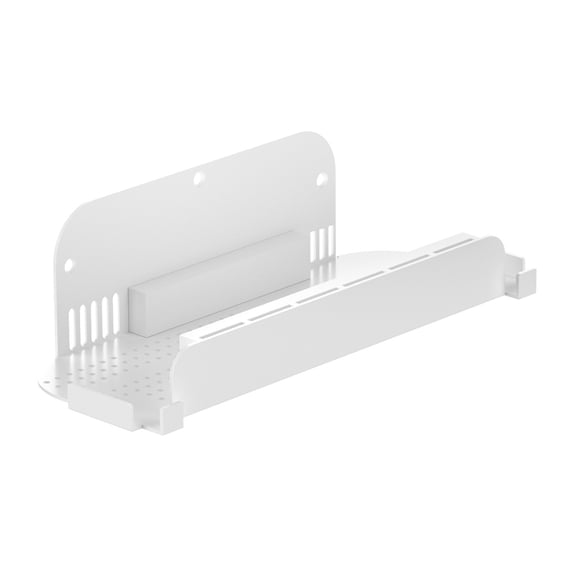 Metal Ventilated Wall Mounted Gaming Console Storage Rack Heat Dissipation Design Fit For Video Game Consoles