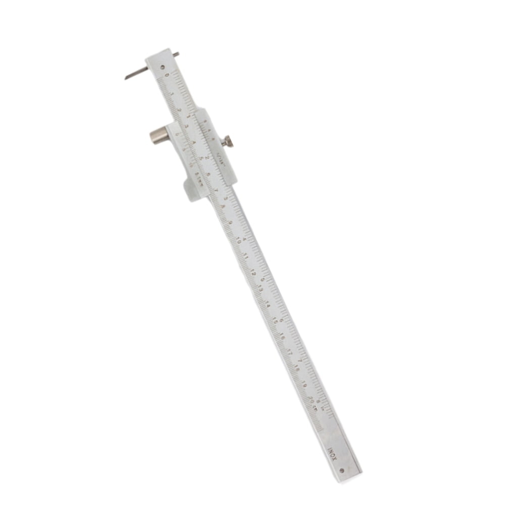 Metal Verniers Calipers 200mm Stainless Steel Scribers Precisions Measuring for Scribing on Wood Iron and Steel