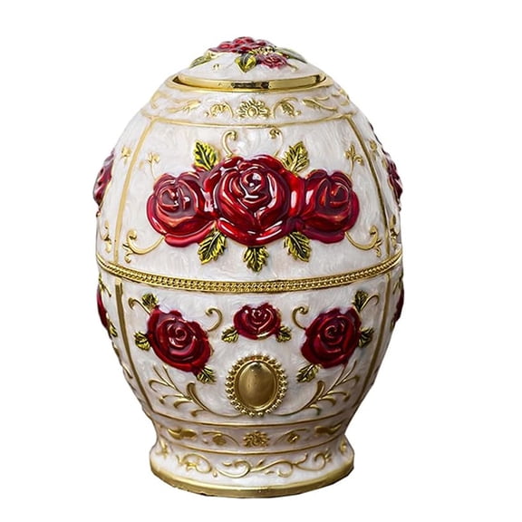 Metal Vintage Automatic Toothpick Holder Zinc Alloy Metal Toothpick Dispenser Box Organizer Hotel Home Decoration (Red)