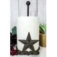 thumbnail image 1 of Metal Vintage Rustic Western Star & Scroll Art Paper Towel Holder Display Stand, 1 of 8