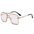thumbnail image 1 of Vintage Metal Frame Sunglasses with UV400 Protection PC Lenses Durable Frame Classic Sun Glasses for Women and Men Full, 1 of 1