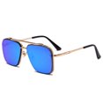 thumbnail image 1 of Vintage Metal Frame Sunglasses with UV400 Protection PC Lenses Durable Frame Classic Sun Glasses for Women and Men Full, 1 of 1