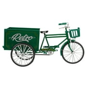 Metal Vintage Tricycle Model Retro Tricycle Model Decoration for Home Cabinet Desktop