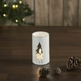 Metal Votive Candle Holder Christmas Tree 4.25x2.75x2.75
