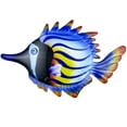 thumbnail image 1 of Metal Wall Art Under $5! Kadlawus Iron Art Long Mouth Fish Wall Hanging, Metal Wall Decoration for Living Room, Bedroom, Office, Handcrafted Sculpture, Rustic Home Decor, Unique Gift Idea, 1 of 2