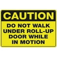 thumbnail image 1 of Metal Wall Art Decor Caution Do Not Walk Under Roll Up Door Wall Art Decor Public Vintage Retro Aluminum Metal Sign Plaque 8X12 Inch, 1 of 4