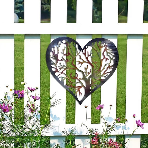 Metal Wall Art Decor Iron Wall Hanging Ornament Modern Wall Sculpture Waterproof Outdoor Garden Wall Decor Accent Rust Resistant Indoor Outdoor For Yard Balcony Living Room Bedroom Patio Home Decor