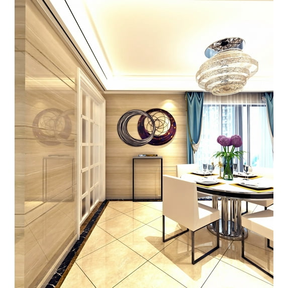 Metal Wall Art Duo Circles