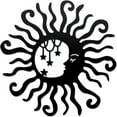 thumbnail image 1 of Metal Wall Art Home Decor Sun Moon and Stars Wall Hanging Plaques Ornaments Iron Wall Art Sculpture Sign, 1 of 9