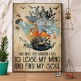 thumbnail image 1 of Metal Wall Art Into The Garden I Go to Lose My Mind and Find My Soul Metal Tin Sign Vintage Aluminum Sign for Home Coffee Wall Decor Metal Decorations Funny Iron Plaque Signs Gift 8x12 inch, 1 of 5