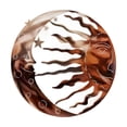 thumbnail image 1 of Metal Wall Art | Metal Sun Moon Decor Celestial Theme Bohemian Decor | Gift for Housewarming | Living Room Wall Decor | Outdoor Wall Decor, 1 of 8