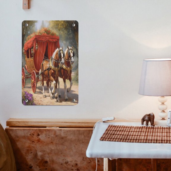 Metal Wall Art Print - Traveler - 8x12 Metal Tin Sign - Made in USA