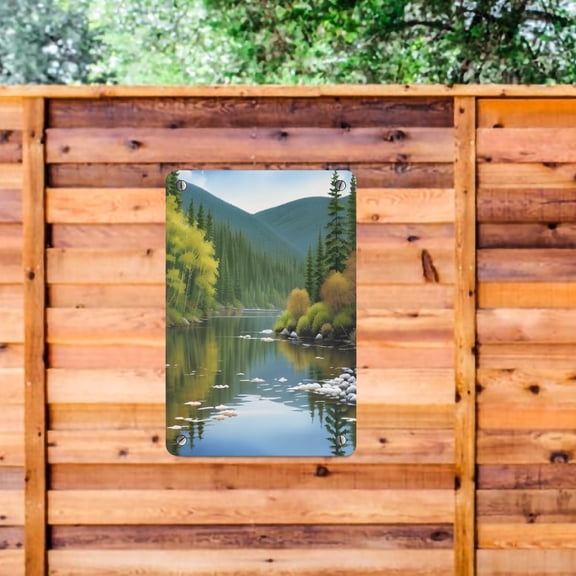Metal Wall Art Print - Valley - 8x12 Metal Tin Sign 8"x12"(Made in Queen)