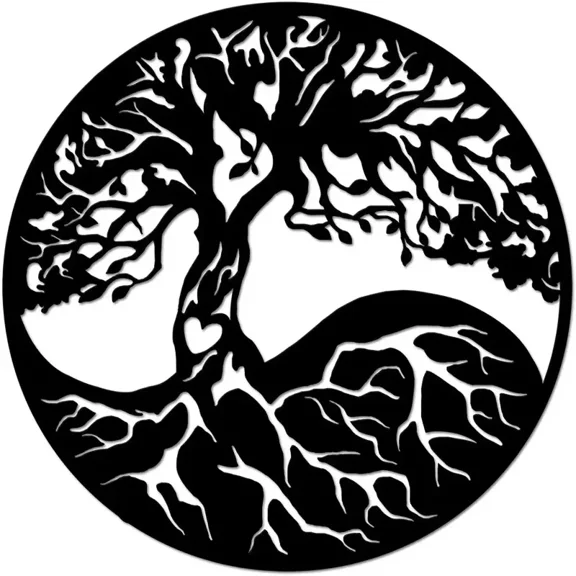 Metal Wall Art Tree of Life Family Tree Wall Hanging Art Sculpture Wall decor metal wall hanging Wall Sticker Artwork