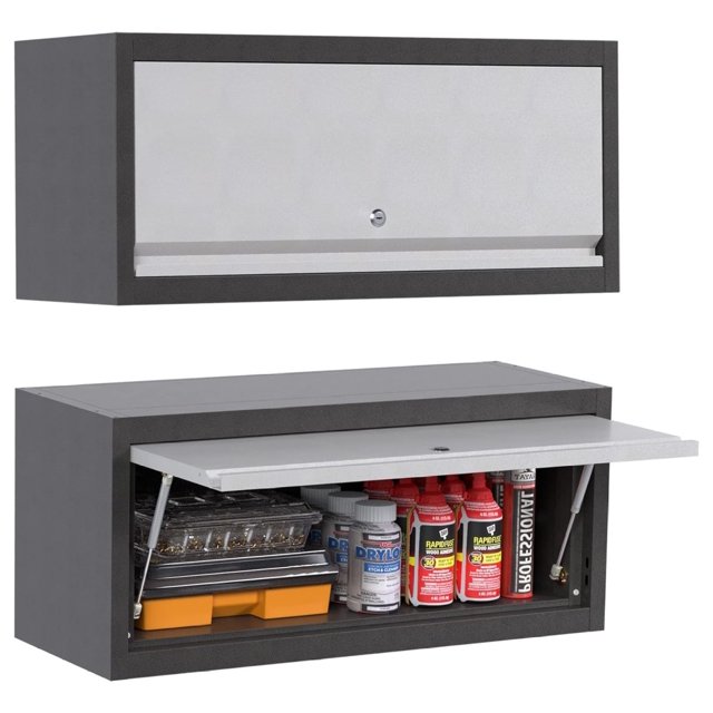 Metal Wall Wall Garage Storage System, Hanging Garage