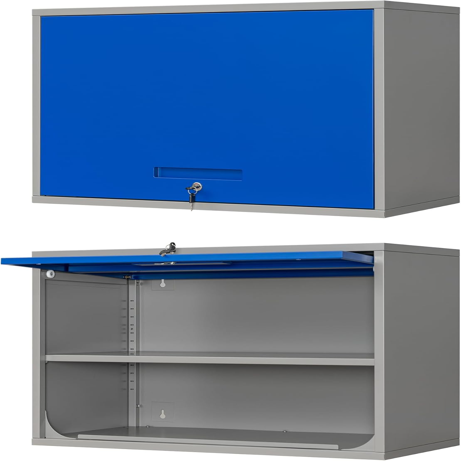 Pit Posse 453 Refuse Container Bin Garage Trash Can Holder Organizer - Made in USA - Enclosed