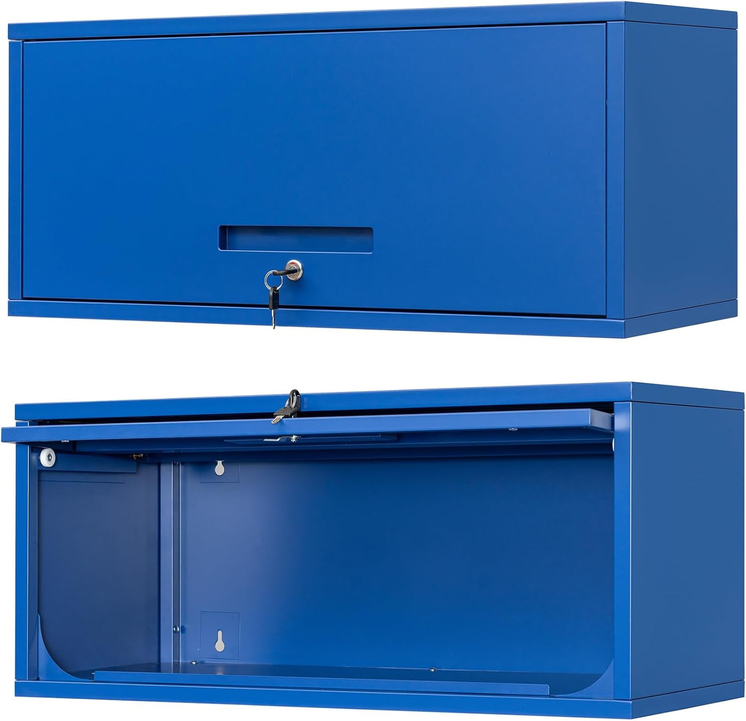 Metal Wall with Locking Door and Hanging Garage with