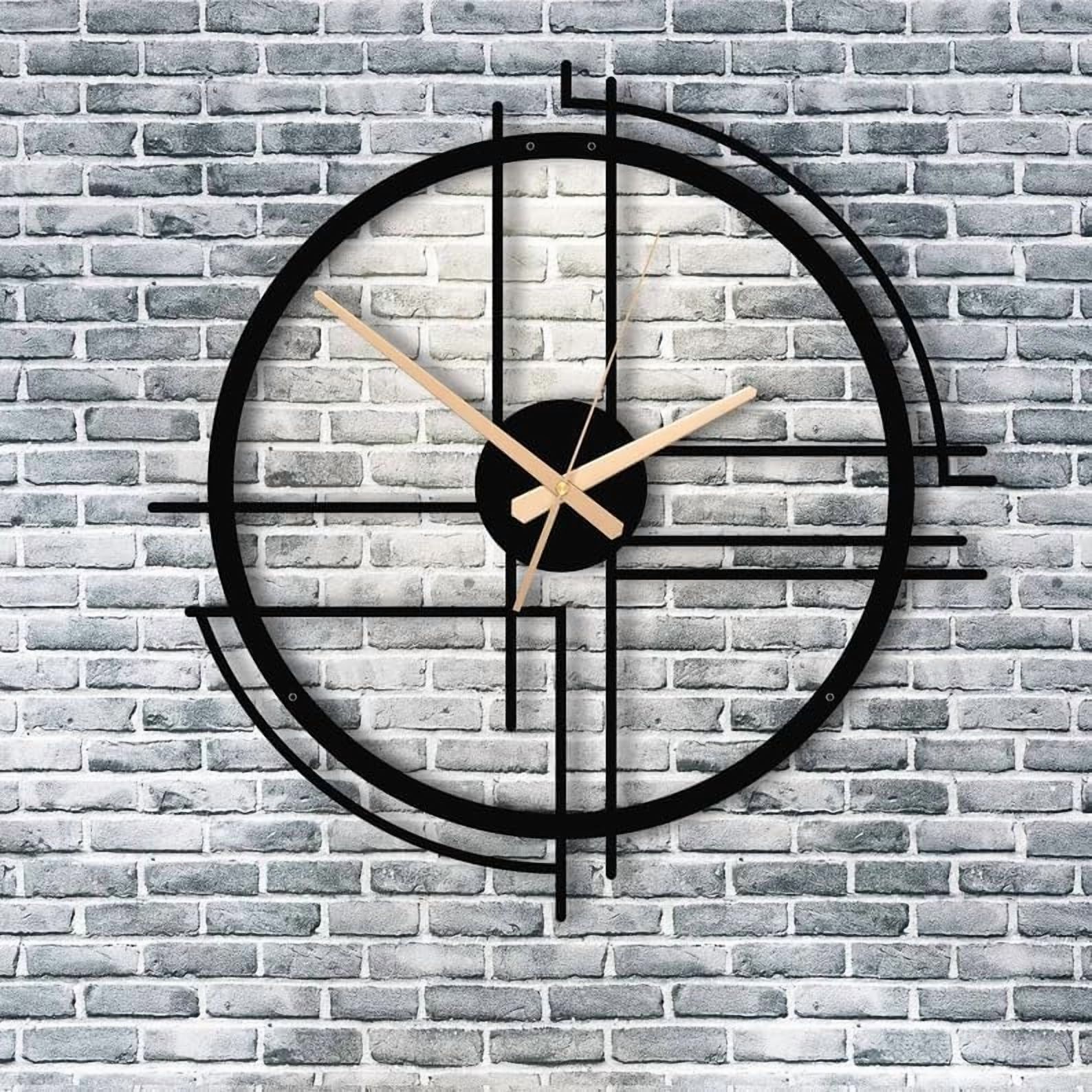Photo inspiration: Visual Reference: Metal Wall Clock Minimalist Decorative Wall Clock