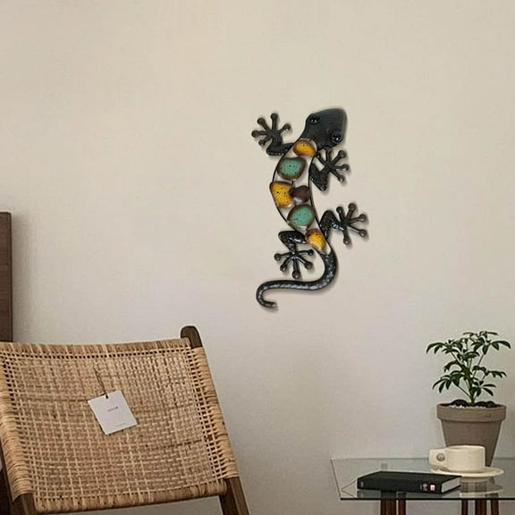 Metal Wall Decor, Outdoor Lizard Wall Art For Home Garden Yard Fence