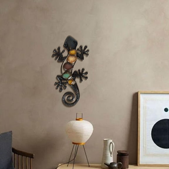 Metal Wall Decor, Outdoor Lizard Wall Art For Home Garden Yard Fence