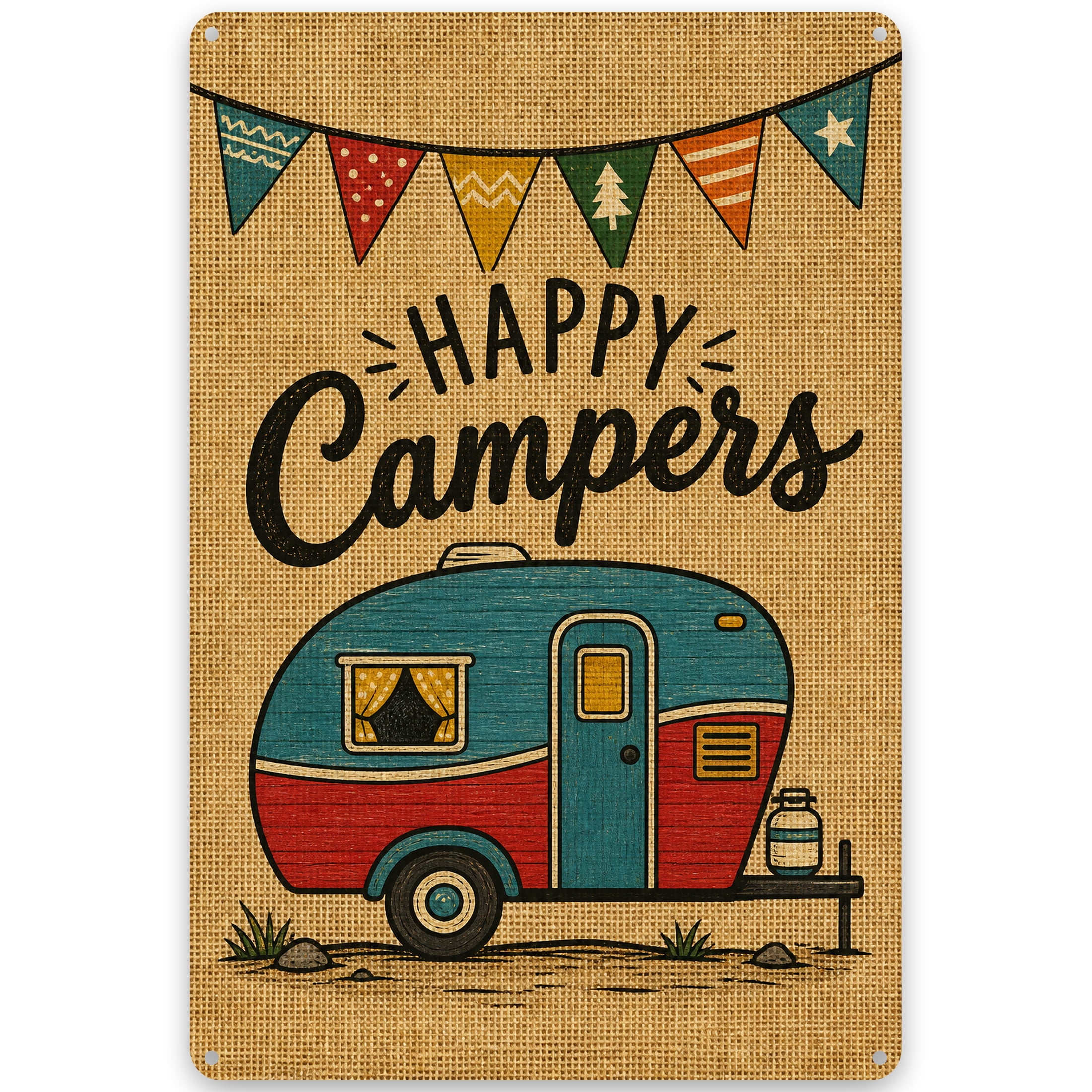 Happy Campers Signs for Home Decor