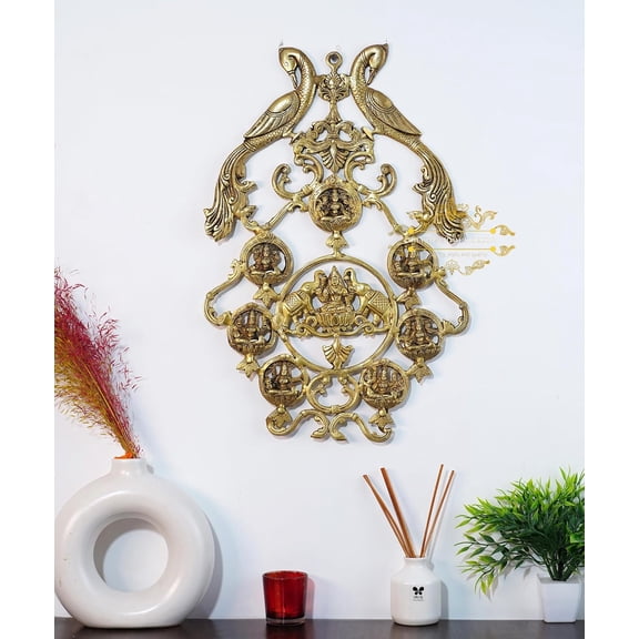 Metal Wall Hanging Ganesha Idol for Wall Decoration