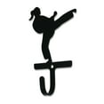 thumbnail image 1 of Village Wrought Iron WH-376-S Karate Woman & Girl Wall Hook - Small, 1 of 1
