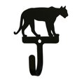thumbnail image 1 of Metal Wall Hook with Mountain Lion Accent, Small, Black, 1 of 2