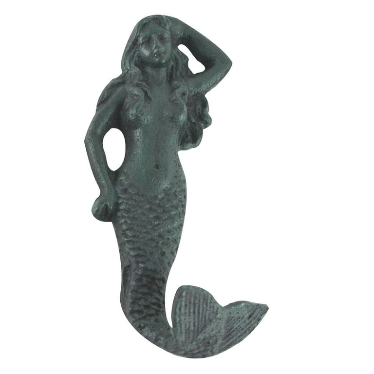 Metal Wall Mount Mermaid Towel Holder Home Decor Hook Metal Wall Mount Mermaid Towel Holder Home Decor Hook