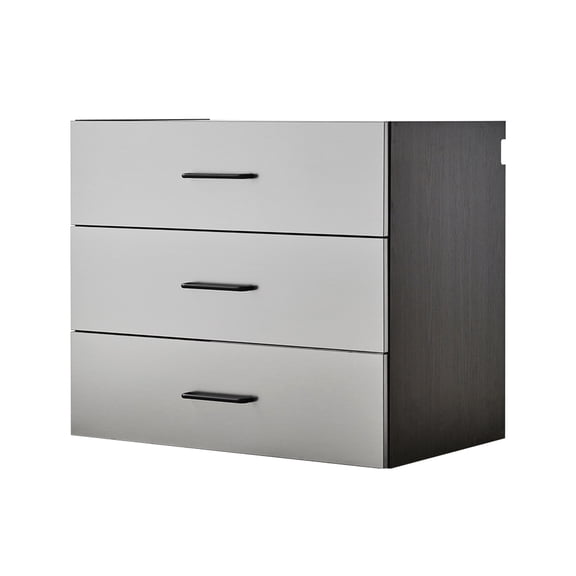 Metal Wall Mounted Base Drawer Storage Cabinet Series, 32 In. Wide X 28 High 20 Deep, Metallic Gray Finish, , Water & Heat , Edge Banding Series W H D With Storage, And Enhanced Quality