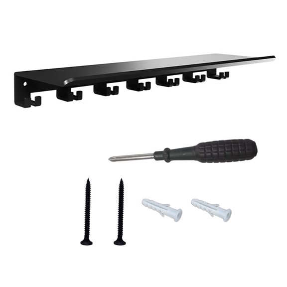 Metal Wall Mounted Gym Addition Holder For Resistance Ensembles Weight Belts Spume Casters 40LB Capacity