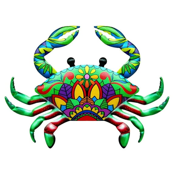 Metal Wall decor for art Outdoor Nautical Fence Sculpture for Patio Green