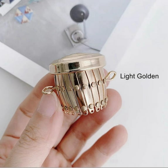 Metal Wallet Small Evening Bag Handle 10cm Opening Size Vintage Expandable Gate Wallet Frame (with Ring)