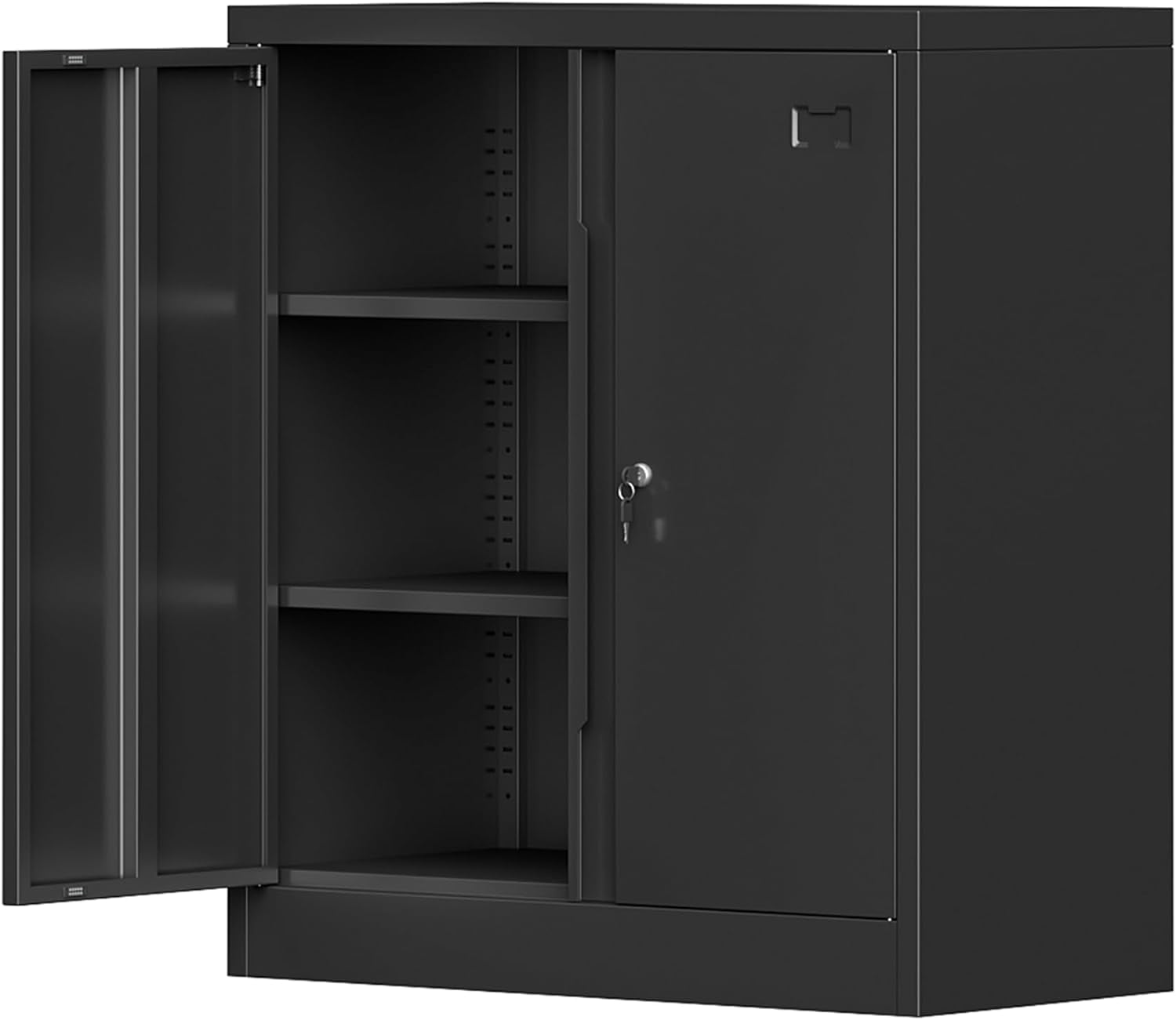 Metal Wardrobe Closet with Locking Doors 71" Steel Cabinet for Hanging Clothes Lockable Wardrobe ...